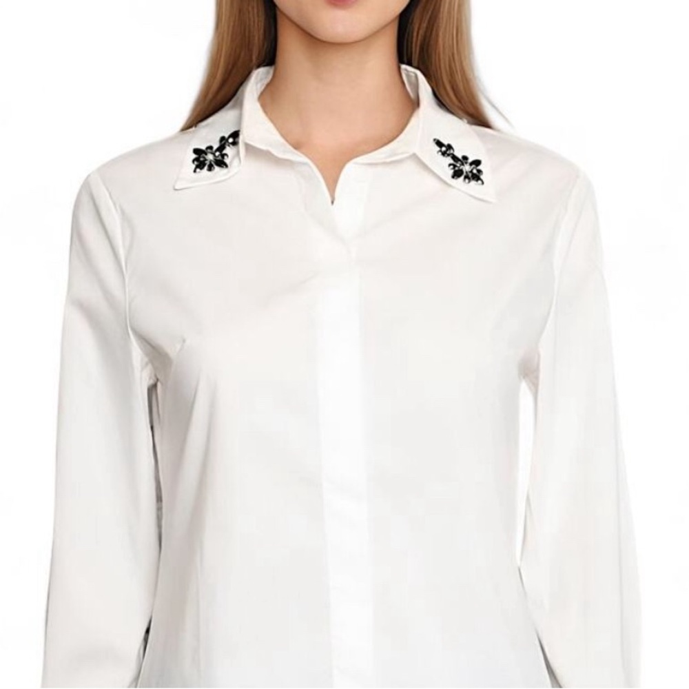 Truth By Republic Button Down Blouse Rhinestone J… - image 2